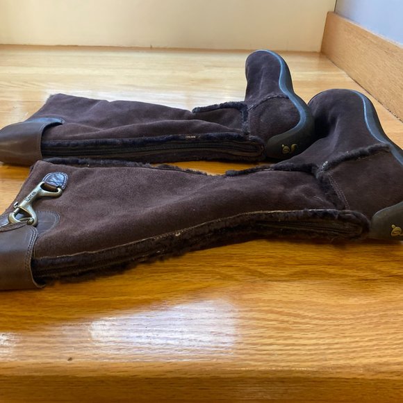 Nike Lab G Series Knee High Brown Suede Boot, Size 9 - Picture 13 of 13